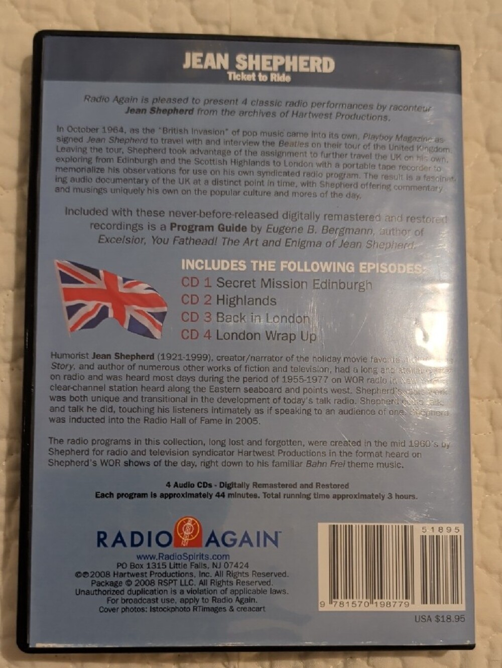 Jean Shepherd Ticket to Ride CD Set - Picture 2 of 7